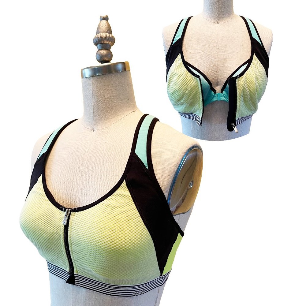 😍VICTORIA'S SECRET VSX KNOCKOUT FRONT- CLOSE BRA 2 IN 1 MAX SUPPORT BRA 34C 😘